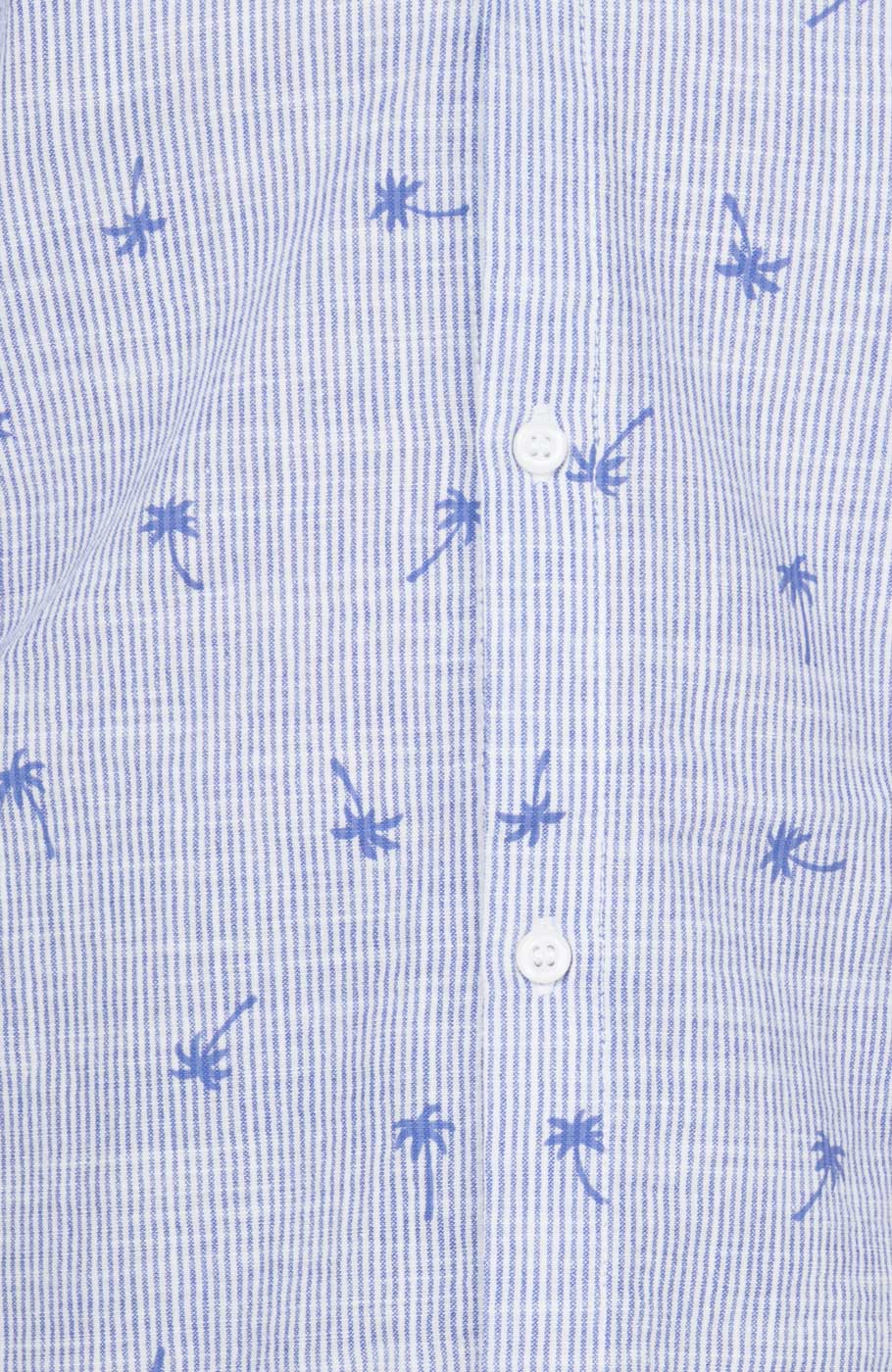 شومیز ساده بافت راه راه ریز آستین کوتاه