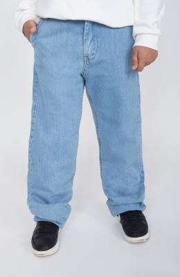 شلوار جین کمر کش و دکمه دار