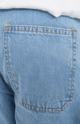 شلوار جین کمر کش و دکمه دار