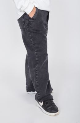 شلوار جین کمر کش و دکمه دار