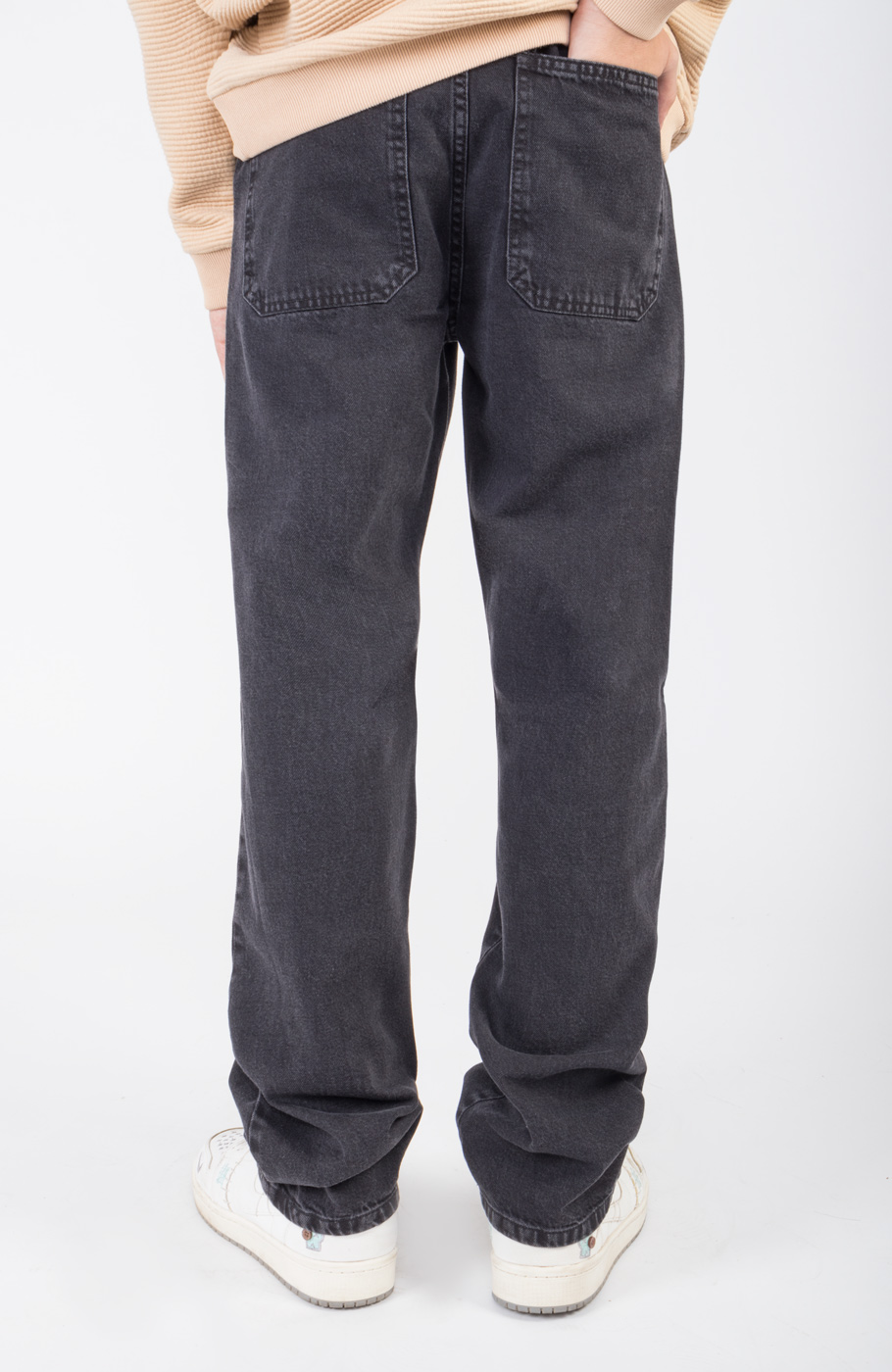 شلوار جین کمر کش و دکمه دار