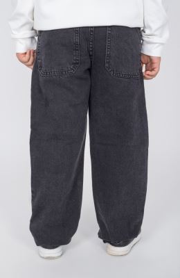 شلوار جین کمر کش و دکمه دار