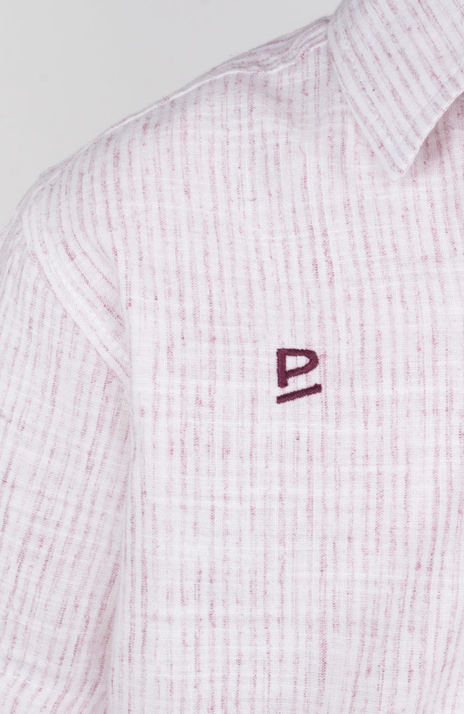 شومیز ساده بافت راه راه آبرنگی آستین کوتاه