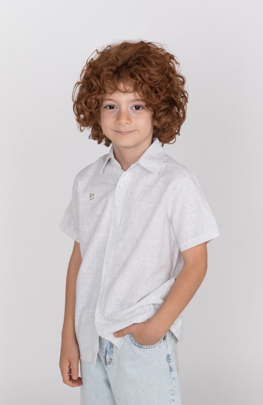 شومیز ساده بافت راه راه آبرنگی آستین کوتاه