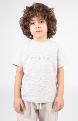 تیشرت یکرولایکرا آستین افتاده تمام چاپ