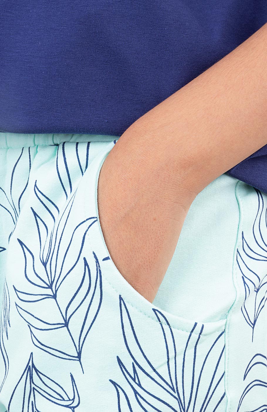 شلوارک دورس دو نخ تمام چاپ (ست با کد 10658)