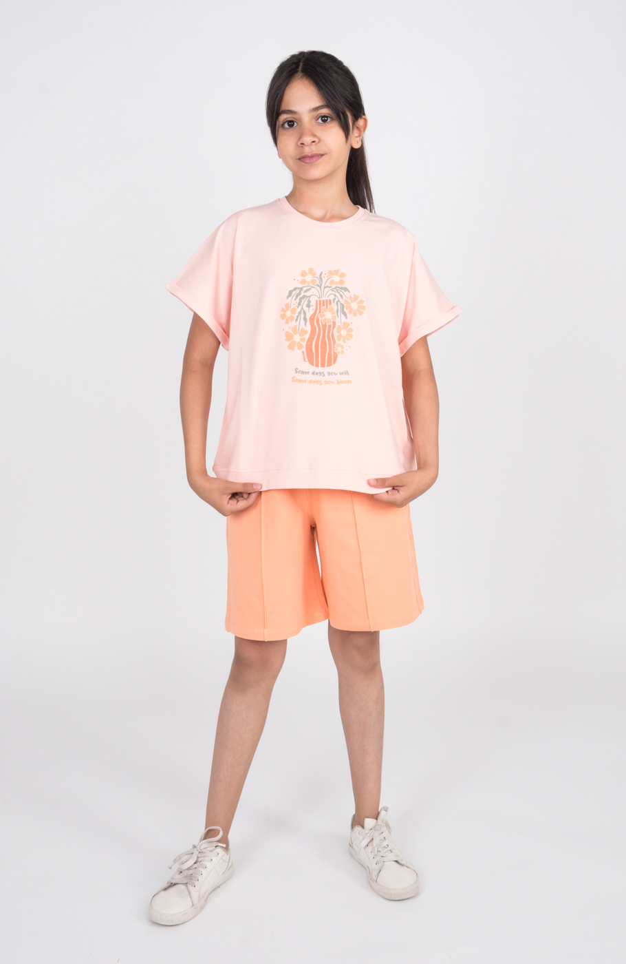 تیشرت یکرولایکرا آستین پاکتی (ست با کد 10654)