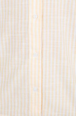 شومیز ساده بافت راه راه آستین کوتاه