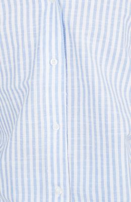 شومیز ساده بافت راه راه آستین کوتاه