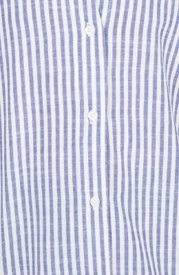 شومیز ساده بافت راه راه آستین کوتاه