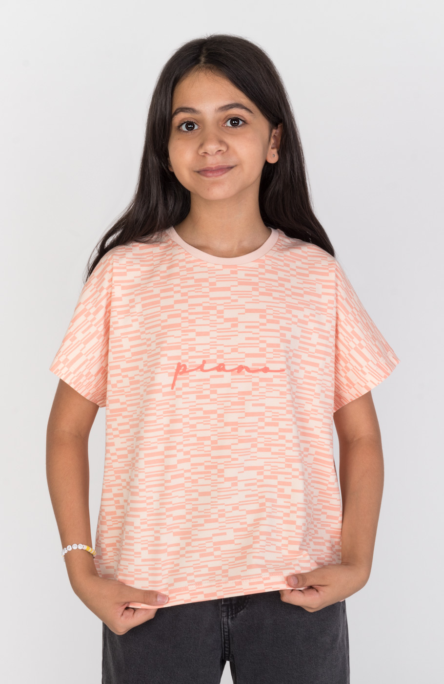 تیشرت یکرولایکرا آستین کیمونو تمام چاپ