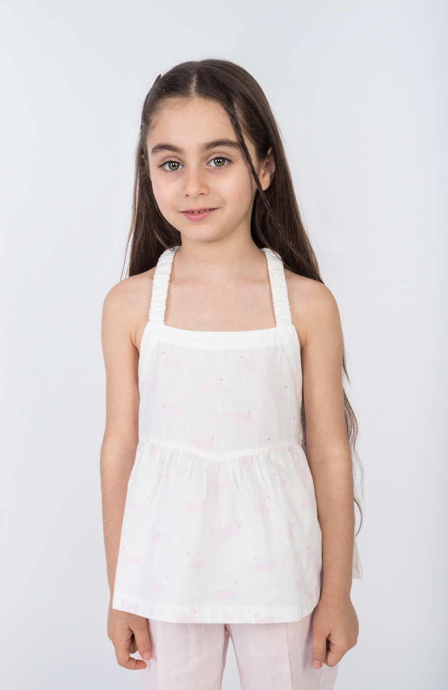 تاپ لینن اسلپ برش دار