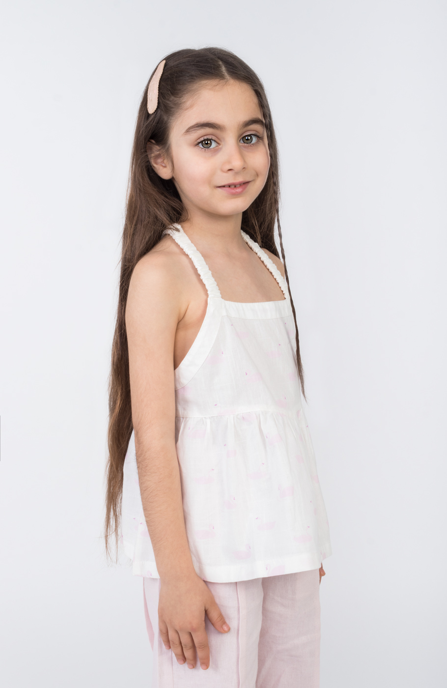 تاپ لینن اسلپ برش دار