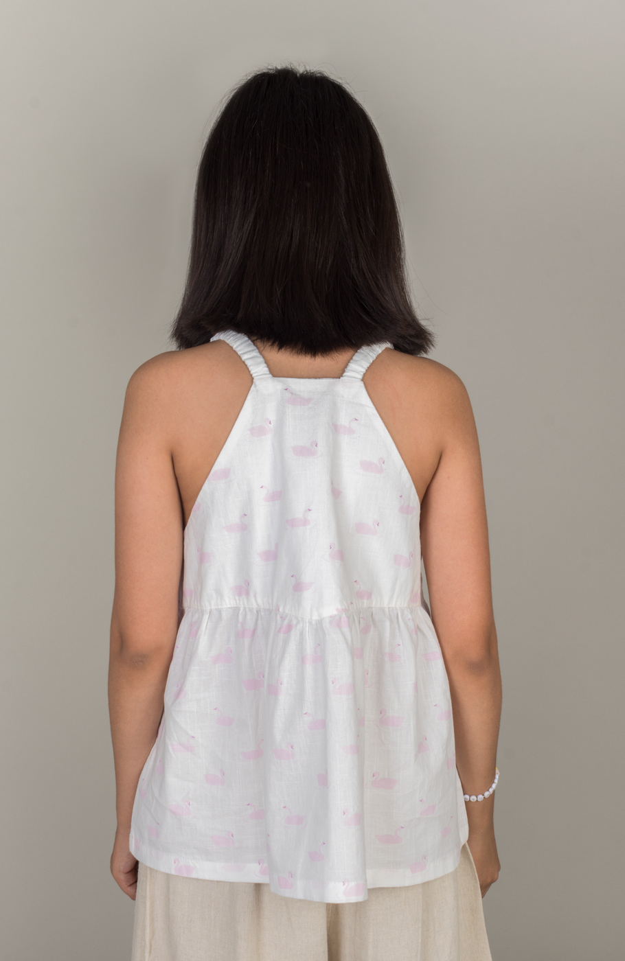 تاپ لینن اسلپ برش دار