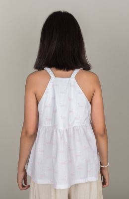 تاپ لینن اسلپ برش دار