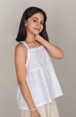 تاپ لینن اسلپ برش دار