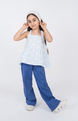 تاپ لینن اسلپ برش دار