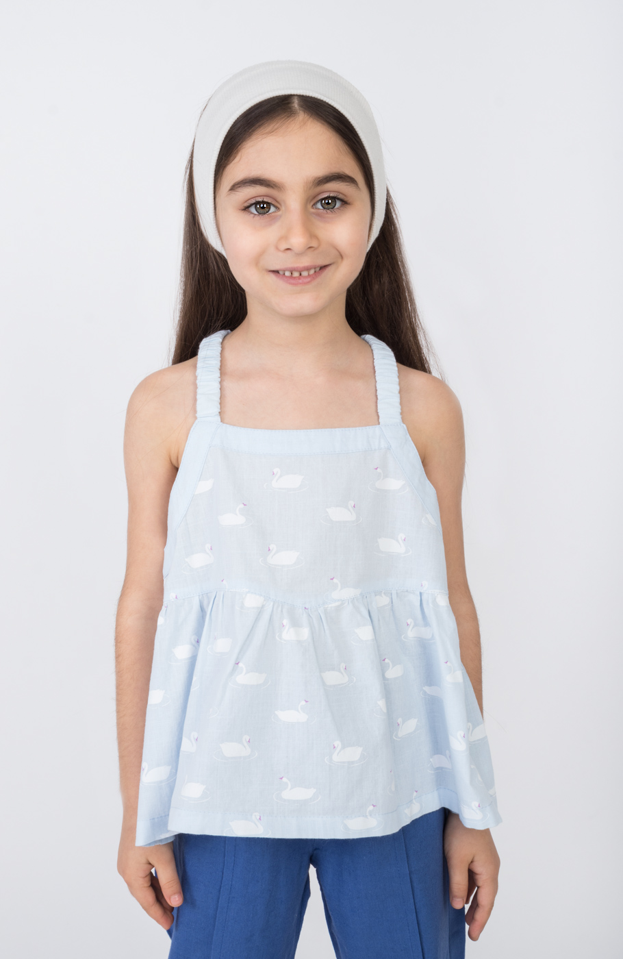 تاپ لینن اسلپ برش دار