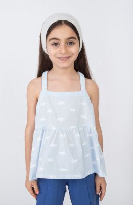 تاپ لینن اسلپ برش دار