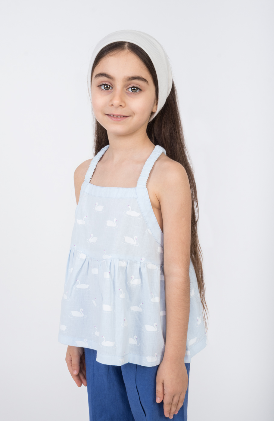 تاپ لینن اسلپ برش دار