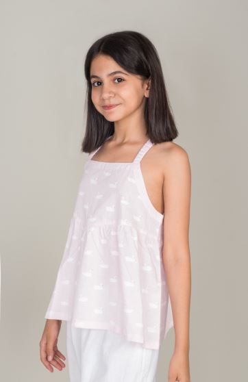 تاپ لینن اسلپ برش دار