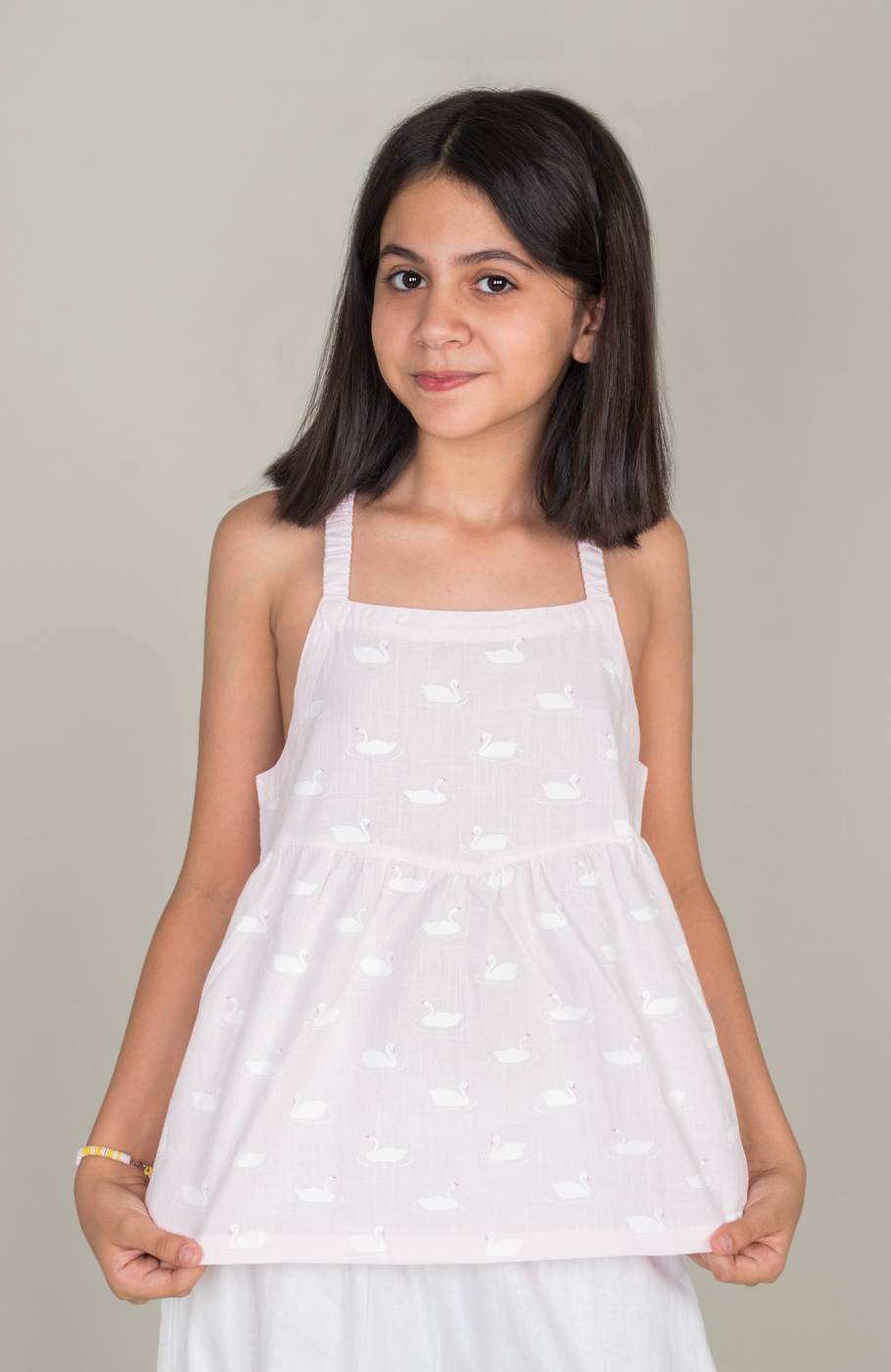 تاپ لینن اسلپ برش دار