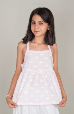 تاپ لینن اسلپ برش دار