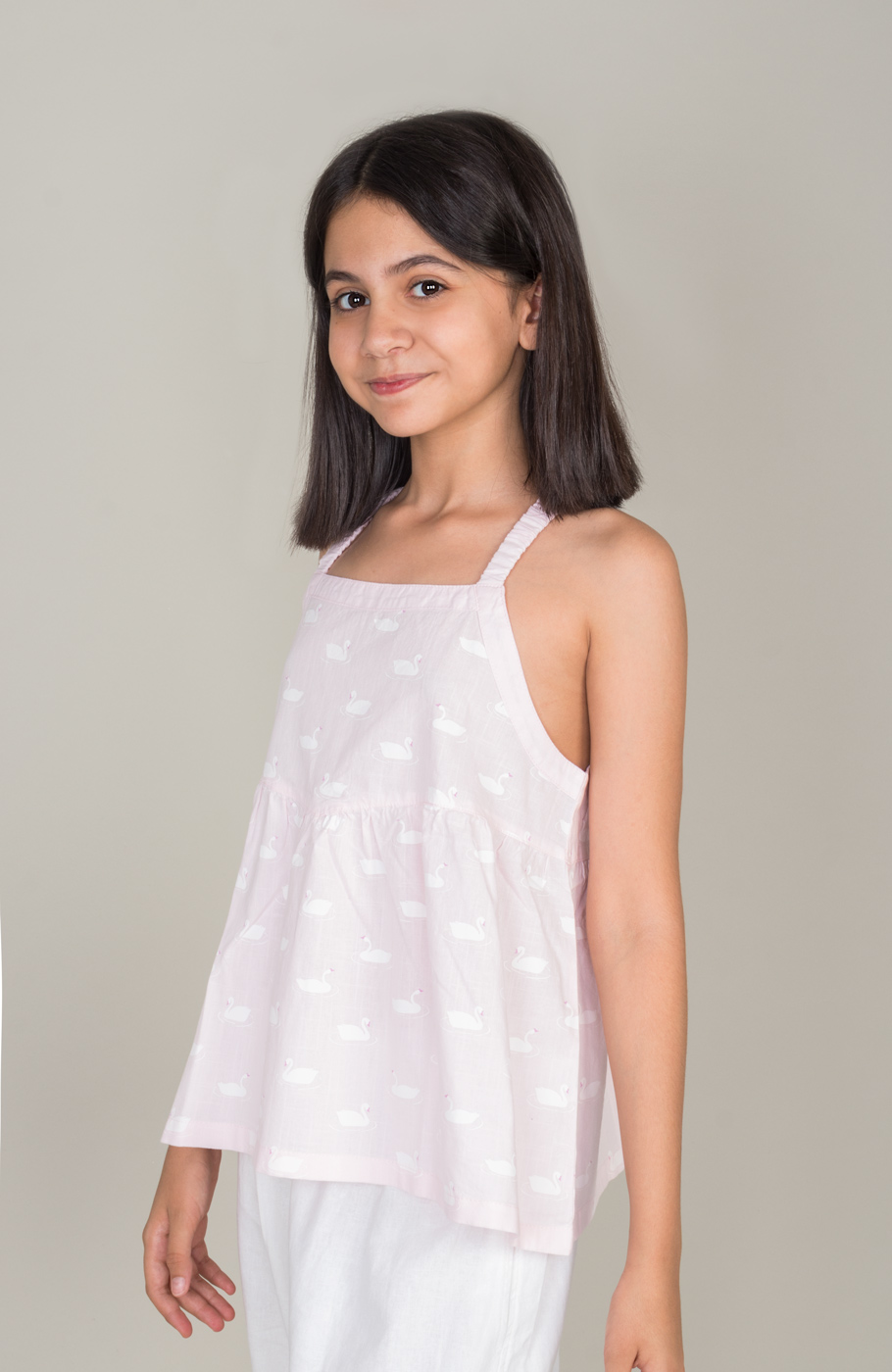 تاپ لینن اسلپ برش دار