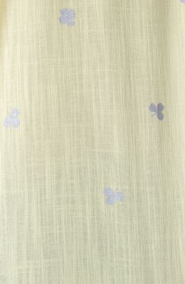 بلوز لینن اسلپ آستین کوتاه