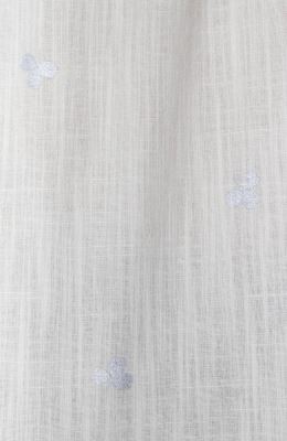 بلوز لینن اسلپ آستین کوتاه