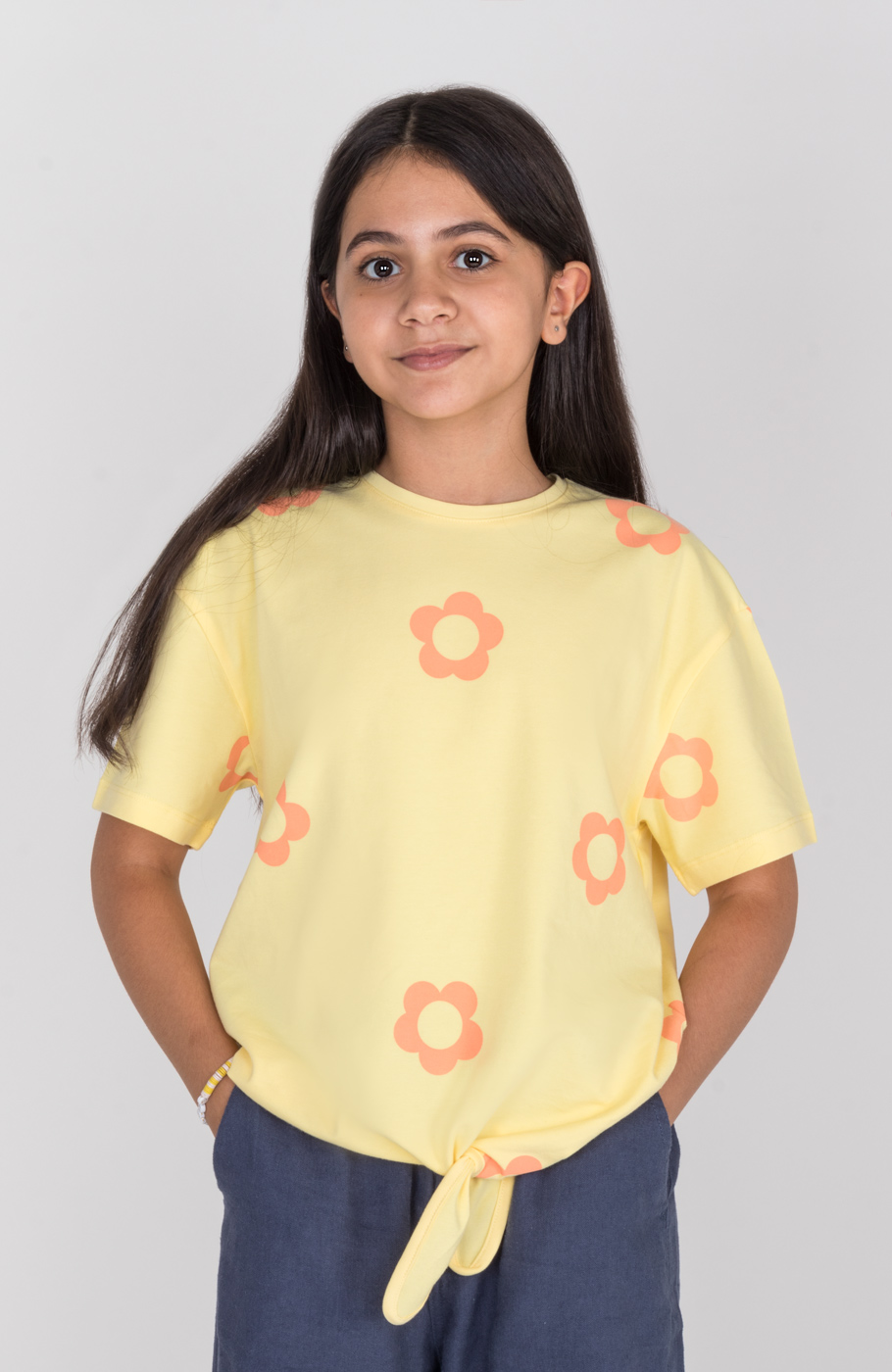 تیشرت یکرولایکرا دمپا گره ای