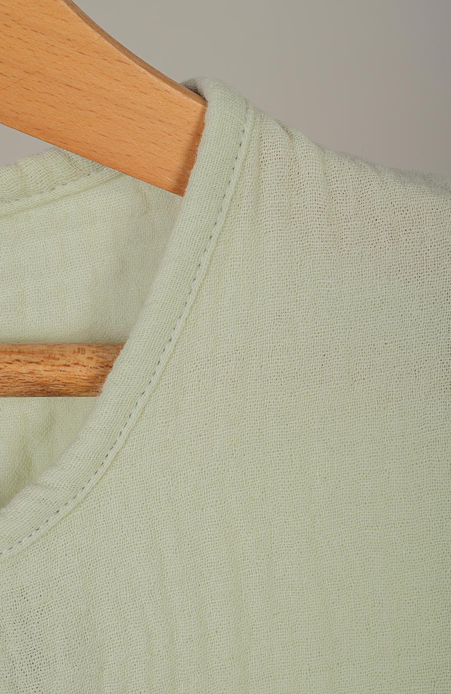 شومیز وال دولایه آستین کوتاه (ست با کد 10676)