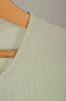 شومیز وال دولایه آستین کوتاه (ست با کد 10676)