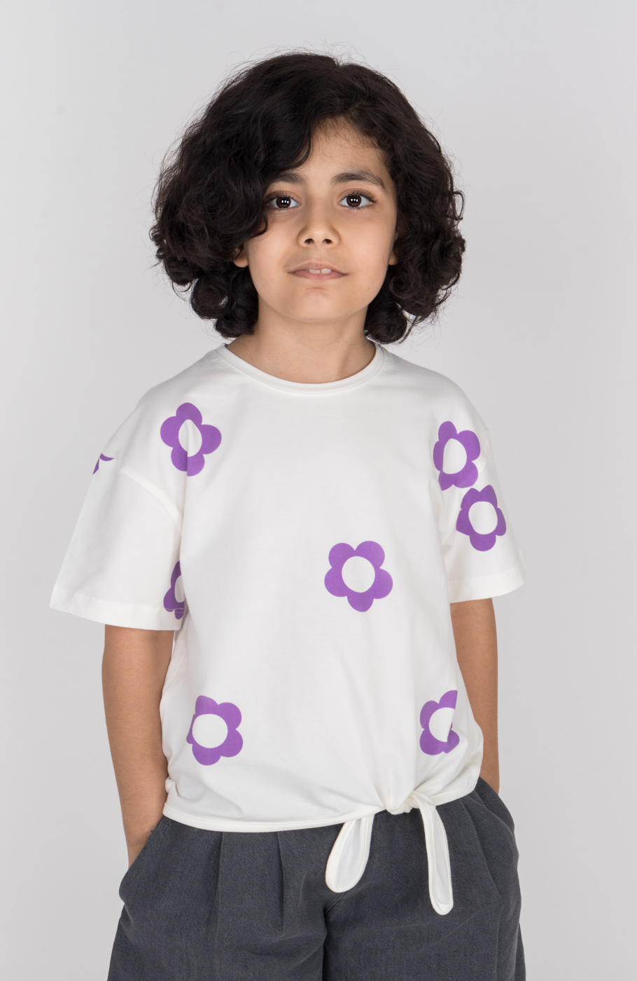 تیشرت یکرولایکرا دمپا گره ای