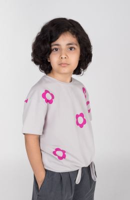 تیشرت یکرولایکرا دمپا گره ای