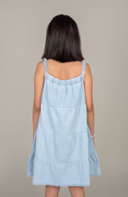 پیراهن جین برش دار