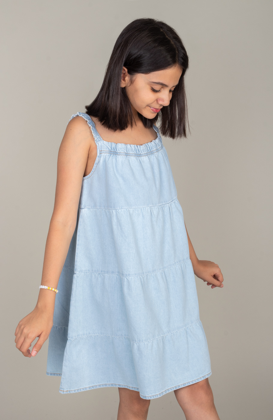 پیراهن جین برش دار