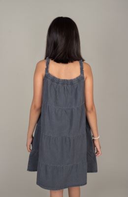 پیراهن جین برش دار