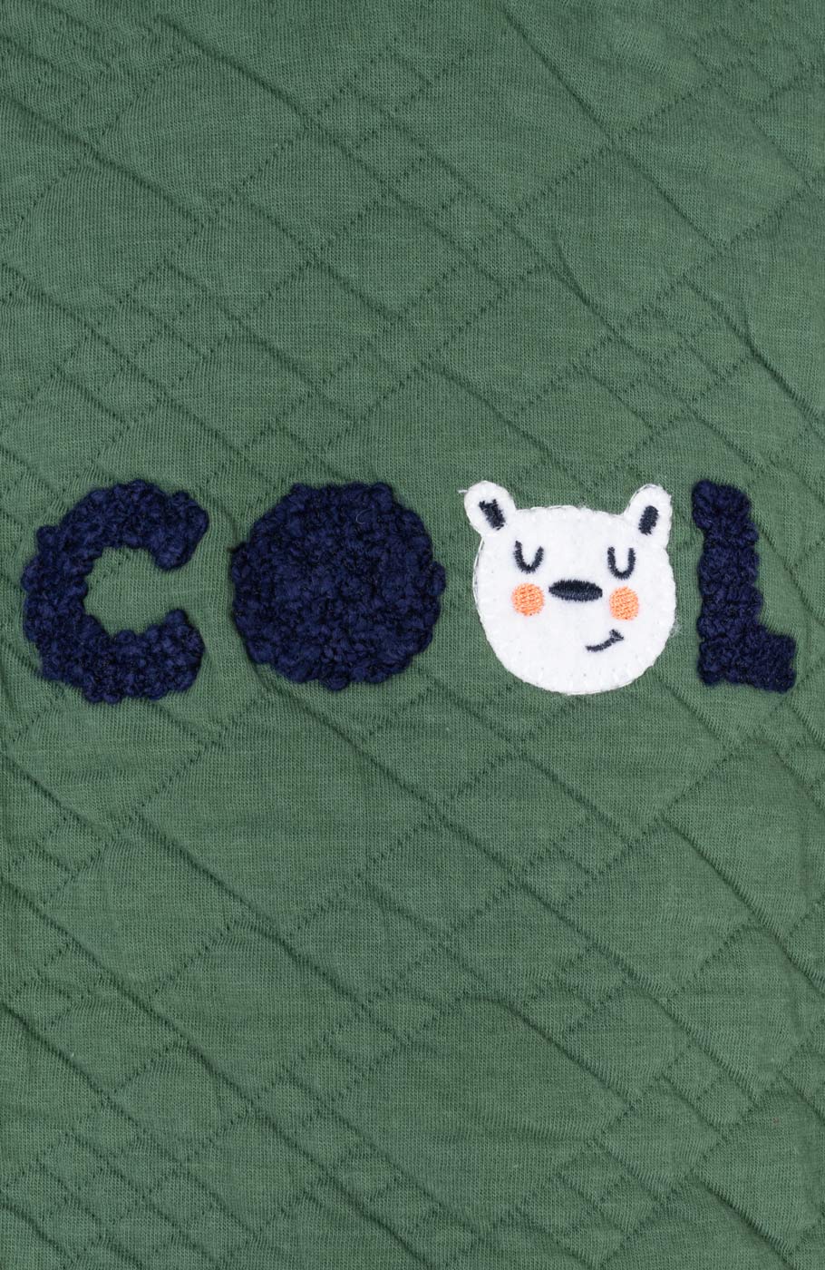 هودی ژاکارد فیتیله‌ای لوزی آستین افتاده