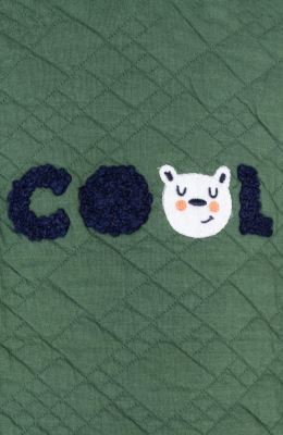 هودی ژاکارد فیتیله‌ای لوزی آستین افتاده