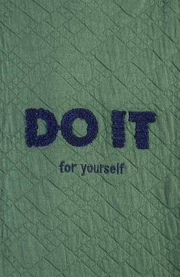 هودی ژاکارد فیتیله‌ای لوزی آستین افتاده