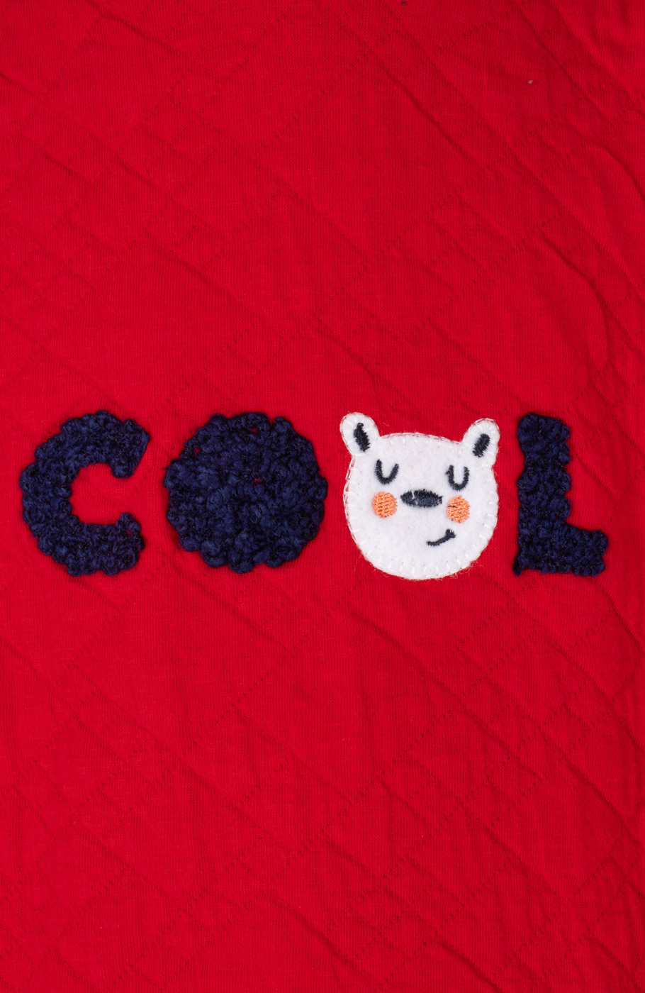 هودی ژاکارد فیتیله‌ای لوزی آستین افتاده