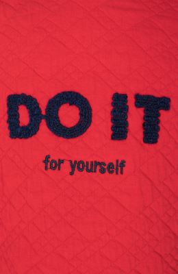 هودی ژاکارد فیتیله‌ای لوزی آستین افتاده