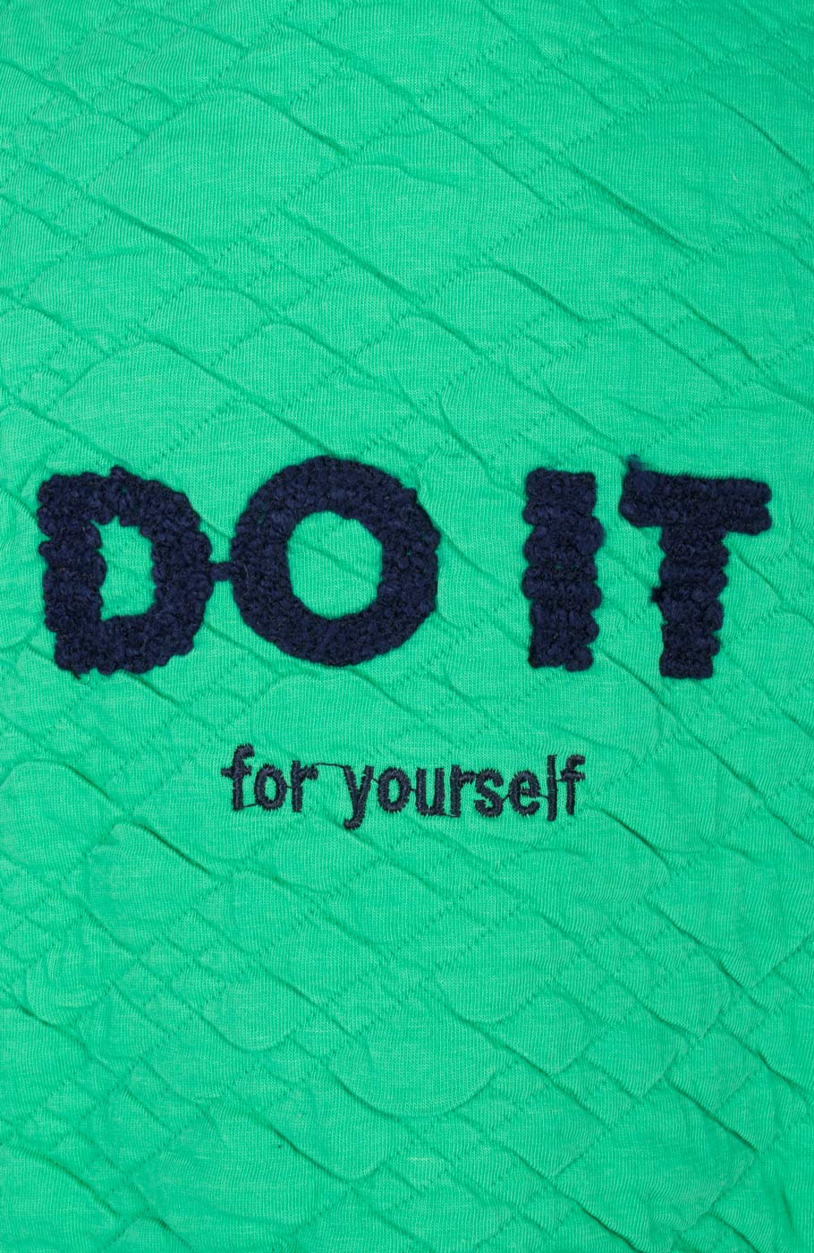 هودی ژاکارد فیتیله‌ای لوزی آستین افتاده