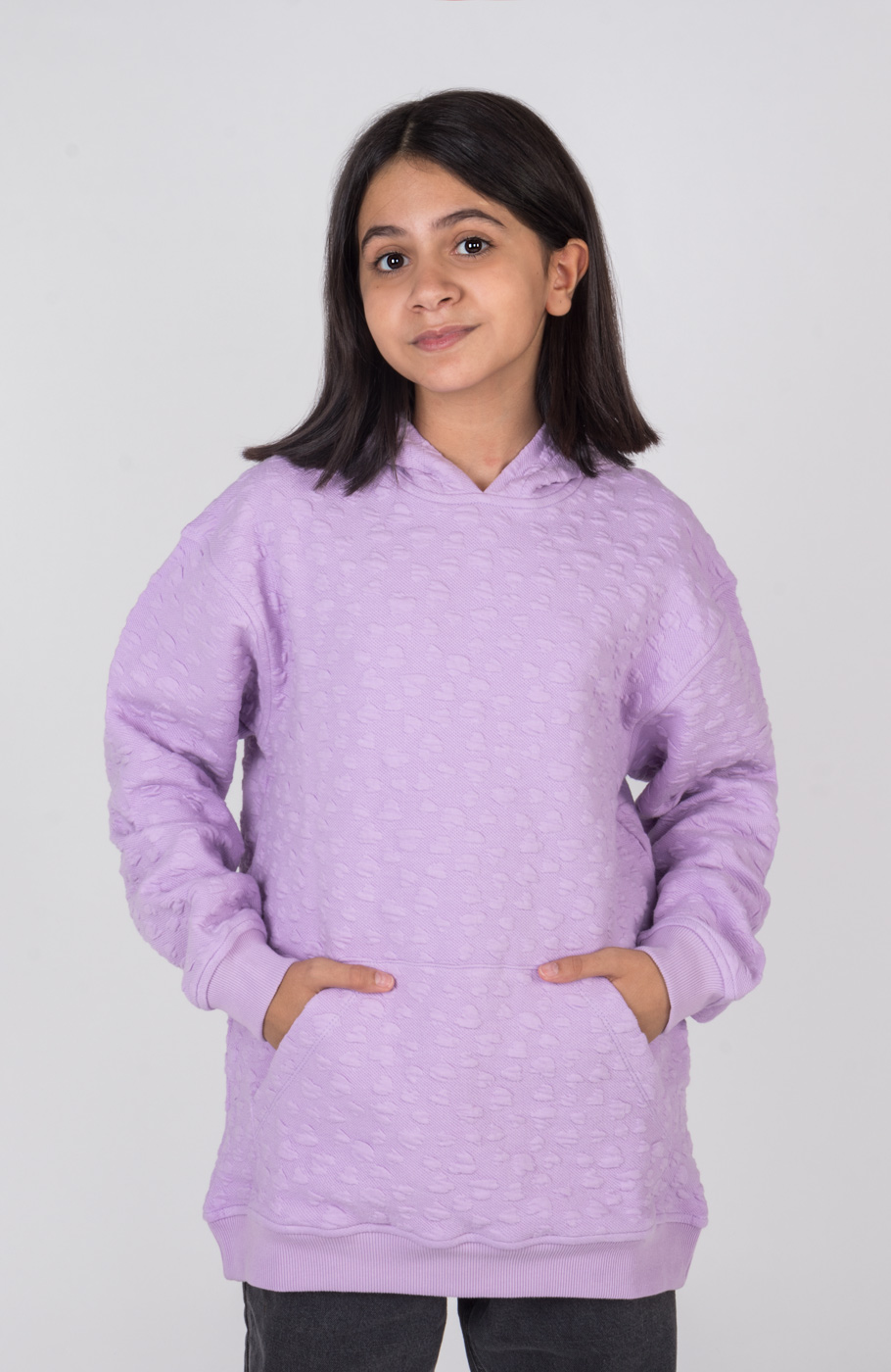 هودی ژاکارد قلبی ریز