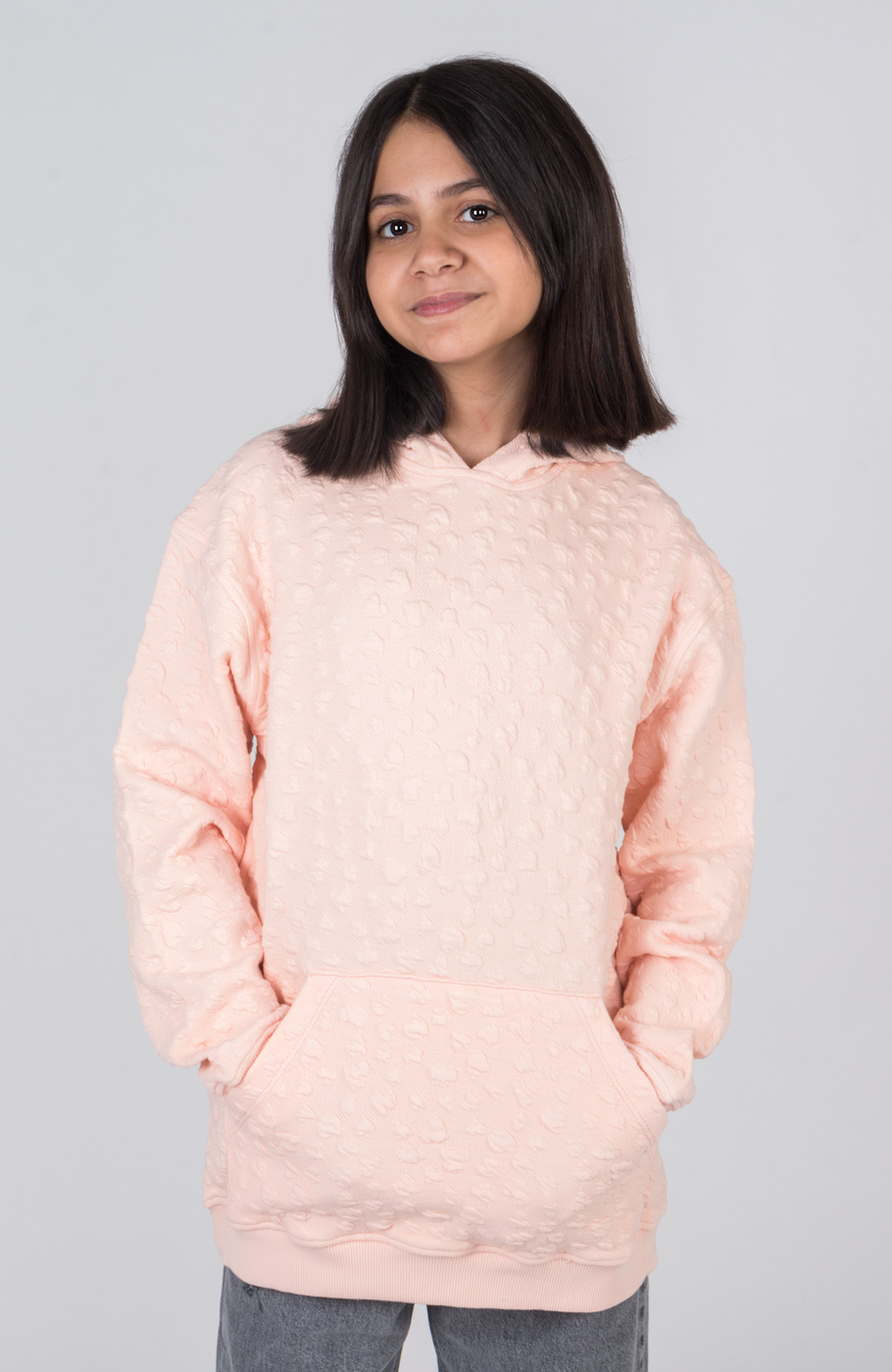 هودی ژاکارد قلبی ریز