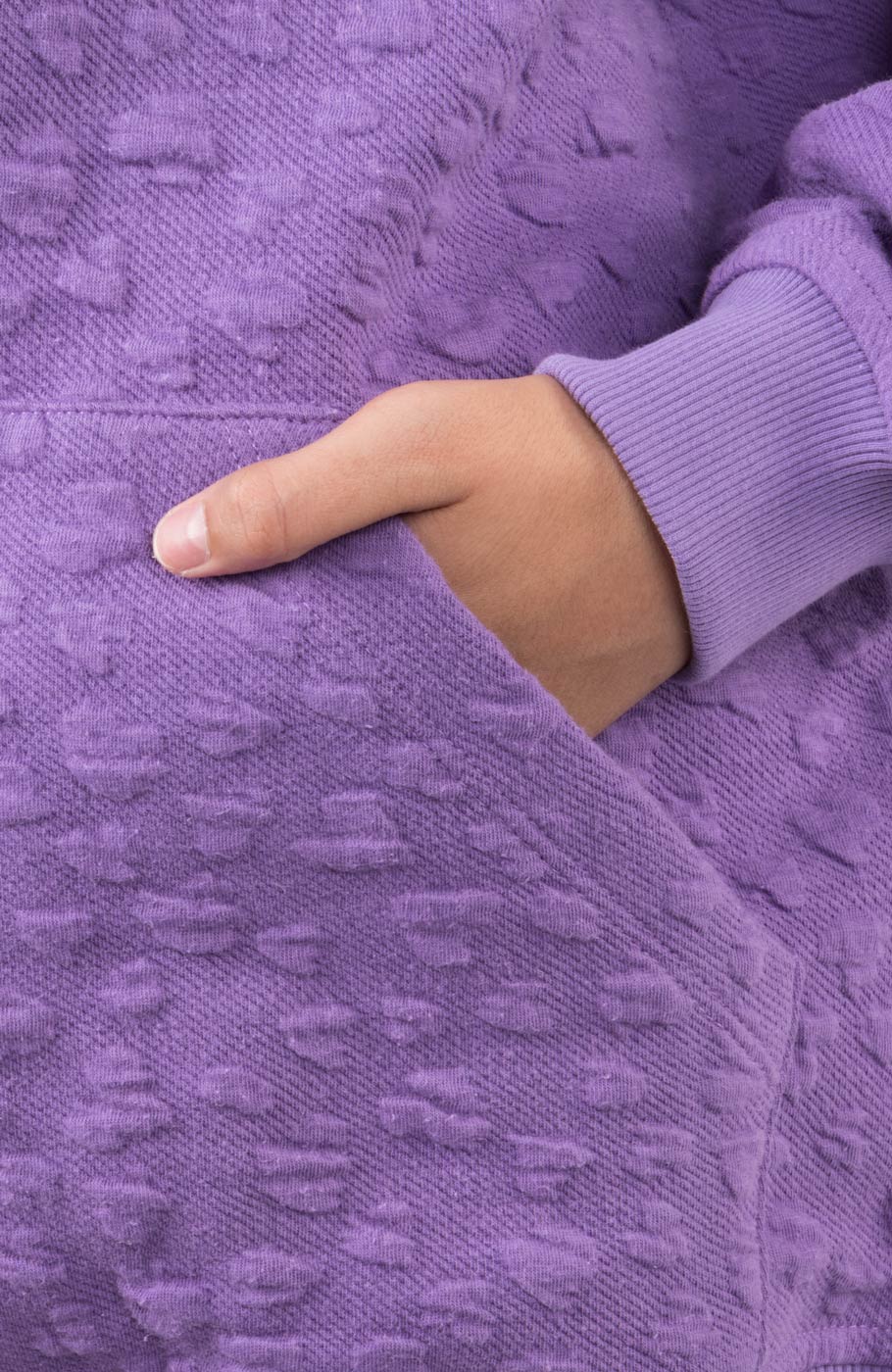 هودی ژاکارد قلبی ریز