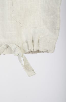 شومیز لینن اسلپ آستین کوتاه