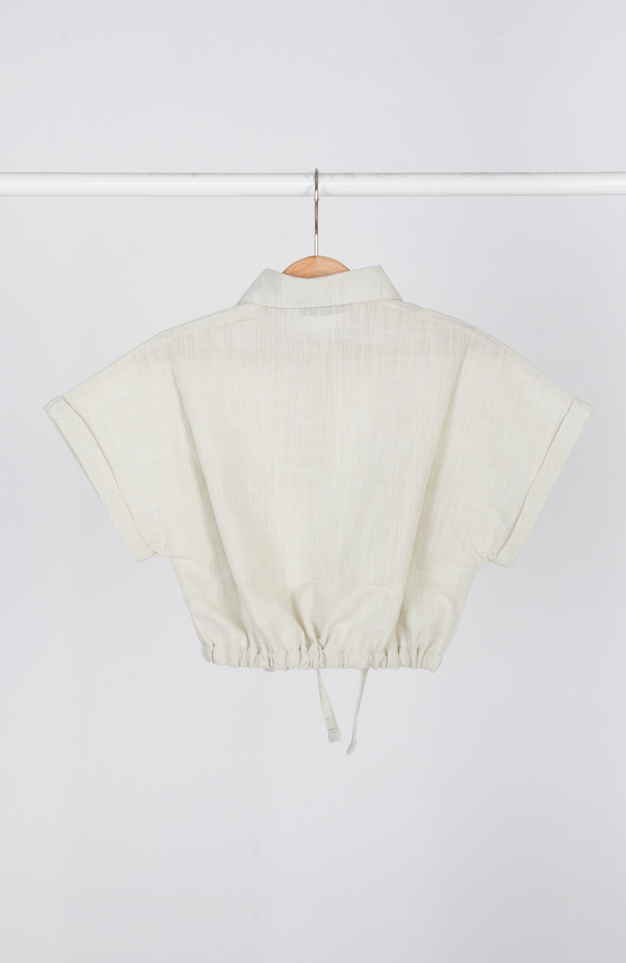 شومیز لینن اسلپ آستین کوتاه