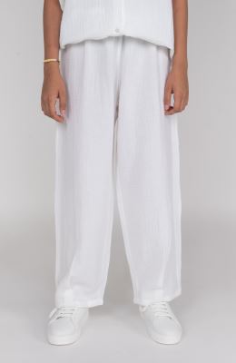 شلوار وال دولایه دمپا پیلی دار (ست با کد 10673)